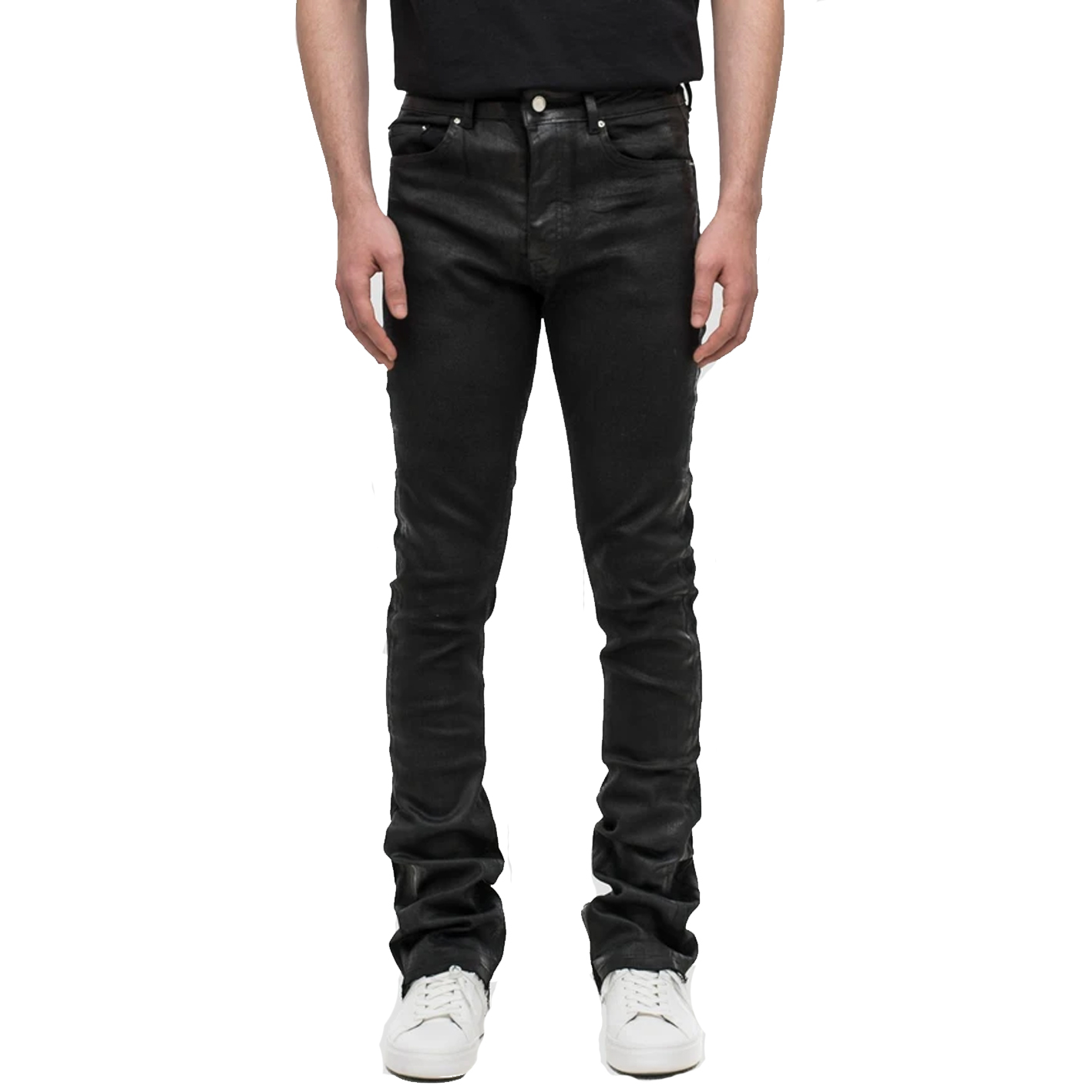 no mass prod 007GLM WAXED DENIM JEANS