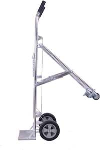 Dubbele Draagbare Vouwen Handkar Rvs Gas Cilinder Winkelwagen Truck Vier Wiel Zuurstof Cilinder Acetyleen Fles Trolley - Product Image 3