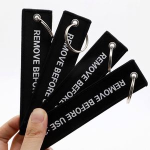 Llaveros Personalizados con Logotipo Tejido, Etiquetas de Tela 'Remove Use' para Entusiastas de la Aviación, Coleccionables Ecológicos - Product Image 4