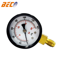 2" Pressure Tester Pressure Gauge 0-200PSI/1400KPA Air Compressor Hydraulic Pressure Gauge Manometer
