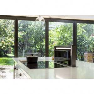 Meubles modulaires modernes fabriqués directement en usine, armoire en bois, design shaker blanc, armoires de cuisine grises pour appartement - Product Image 6