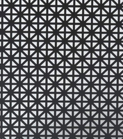 Grille décorative et de ventilation en acier inoxydable à mailles épaisses sur mesure, double fonction, façades de bâtiments, découpe laser CNC