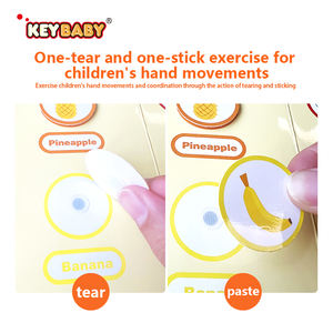 Libro Educativo per Bambini KEYBABY con Dinosauri/Animali, Copertina Rigida, Gioco di Apprendimento per Bambini Piccoli - Product Image 5