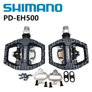 Pedal <span class=keywords><strong>SHIMANO</strong></span> PD-EH500 SPD de Aleación de Aluminio EH500 con Calas <span class=keywords><strong>SH56</strong></span>, Piezas Originales para Bicicleta - Product Image 1