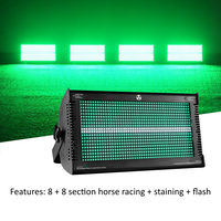 Projecteur stroboscopique de scène RGB haute luminosité 1000W, lumière de fond LED RGBW à 8+8 sections pour discothèque, bar, concert, scène