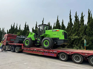 Chargeuse-pelleteuse diesel 856E-MAX verte, équipement de construction robuste, moteur EPA, godet de 400 L, 12200 kg - Product Image 3