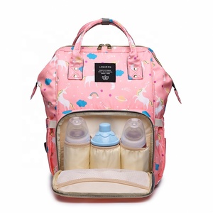 Mignon Flamant imprimé Bébé Sac À Langer <span class=keywords><strong>Poussette</strong></span> organisateur momie bébé sac à langer - Product Image 3