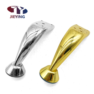 Jiying 11 أقدام طاولة مطلية بالكروم أرجل خزانة فضي على شكل ثور إكسسوارات أجزاء أرجل أريكة - Product Image 6