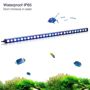 Factory OEM ODM Full Spectrum Blue White Green UV DIY LED Aquarium Light Bar for Coral Reef