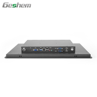 Geshem - Panel PC Industrial Todo en Uno de 17 Pulgadas de Alto Rendimiento J1900 I3 I5 I7, Computadora Integrada sin Ventilador, Compatible con Win10/Linux
