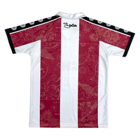 Camiseta de Fútbol Unisex Personalizada con Logotipo Sublimado, Corte Holgado, 100% Poliéster, Antibacteriana, Transpirable, Manga Corta