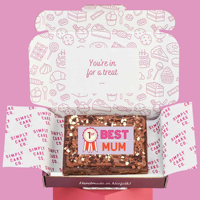 Boîte à courrier en papier ondulé de qualité alimentaire personnalisée Boîte à beignets sucrés Boîte à brownies