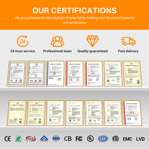 Đèn đường năng lượng mặt trời cảm biến chuyển động IP66 chống nước 40-80W tích hợp tất cả trong một với pin mới bảo hành 3 năm - Product Image 6