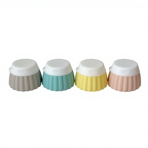 Flacon de voyage en silicone anti-chute et anti-fuite pour médicaments, cosmétiques, crèmes, onguents et lotions - Product Image 1