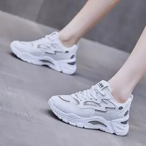Women's Ins Trend 2024 Autumn New Versatile Internet Celebrity White Shoes Korean Version Casual Womens Shoes Casual
