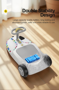 Patinete eléctrico <span class=keywords><strong>Go</strong></span> Kart para niños, 2000mAh, batería de alta calidad, tres ruedas, luces intermitentes, popular, envío gratis - Product Image 6