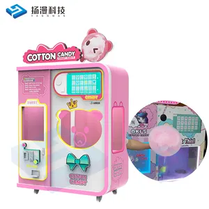 Portugal High Profit Cotton Candy Vending Machinesucre automatic cotton candy machine In Restaurant