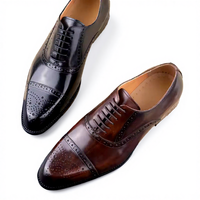 Chaussures habillées élégantes et luxueuses en cuir véritable pour hommes, légères pour l'hiver, idéales pour le bureau, les mariages et les soirées