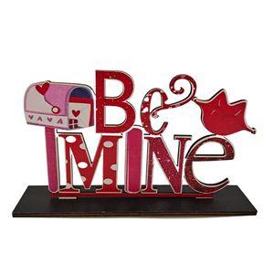 Ornements en bois en forme de cœur pour la Saint-Valentin, pour la décoration de scène de fête, produits en bois créatifs - Product Image 3