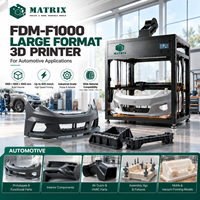 Printer 3D FDM Format Besar Baru dengan Auto Leveling, Volume Cetak 1000mm untuk Laboratorium Teknik Universitas, Pendidikan, dan Industri