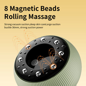 Masajeador inteligente con ventosas para aliviar el dolor muscular, circulación, masajeador eléctrico portátil con aceite de masaje - Product Image 3