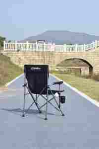 Bán Buôn Bãi Biển Cá Thịt Nướng Giải Trí Ngoài Trời Di Động Có Thể Gập Lại Gấp Sang Trọng Lớn Cao Trở Lại Cắm Trại Ghế Với Cupholder - Product Image 2