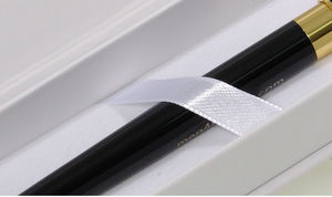 Logo stampato personalizzato chiusura magnetica in cartone rigido bianco Flip Pen penna a sfera firmatario confezione regalo per penna - Product Image 5