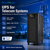 Çevrimiçi UPS 30/40/50/60/80KVA 3 Fazlı 5 İnç Dokunmatik Ekranlı UPS Kurşun Asitli 192V 3 Giriş-3 Çıkışlı Kule Tipi Veri Merkezi İçin UPS