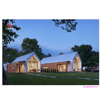 Kit de construction de Villa en acier, cadre métallique métallique, Villa préfabriquées, moderne et de luxe, meilleures ventes