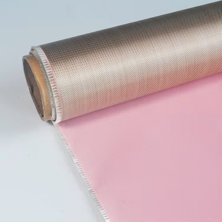 Industrial Silicone Coated Fiberglass Fabric Cloth High-Temperature Silicone Coated Glass Fabric