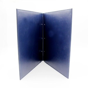 Liste d'aliments bon marché en gros Choisissez le <span class=keywords><strong>menu</strong></span> de couvertures en cuir de livre imperméable de serveur pour le restaurant - Product Image 5