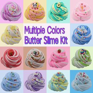Kit de Slime de Mantequilla DIY, Kit de Slime de Caramelo de Mantequilla Suave, Kit de Slime Antiestrés DIY No Pegajoso - Product Image 3