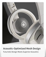 Casque sans fil supra-auriculaire dynamique avec réduction de bruit ENC, étanche, son stéréo Hi-Fi, faible latence, pour jeux, sport et voyage