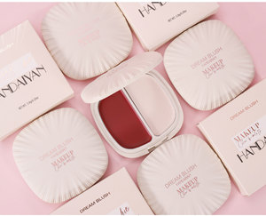 Handaiyan 6 couleurs Double haute brillance Blush <span class=keywords><strong>crème</strong></span> maquillage visage éclaircissant longue durée imperméable à l'eau mat Blush <span class=keywords><strong>crème</strong></span> Blush maquillage - Product Image 1