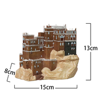 Sculpture souvenir en bronze château en résine modèle historique figurine modèle architectural personnalisé en gros