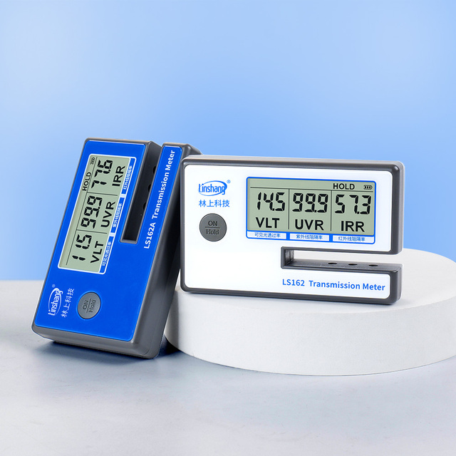 Advanced Linshang Transmission Meter LS162 LS162A Coloured Glass Tint Meter Reader Film Tint Meter for Car Window