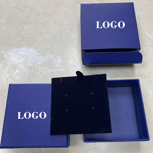 Caja de joyería de la famosa marca azul, directo de fábrica, para mujer, empaque de regalo de lujo, caja para colgante, pulsera y anillo, juego completo con accesorios. - Product Image 4