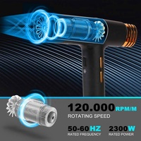 Sèche-cheveux léger à grande vitesse 110000 tr/min avec ions négatifs, moteur BLDC sans balais, mini, fabrication professionnelle, séchage en une étape