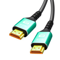 Cable HDMI de Alta Velocidad de 18 Gbps, Chapado en Oro de 24k, 8K UHD, Macho a Macho, 3D, 60 Hz, Certificado por la CE, para Reproductor de DVD, Tipo Redondo