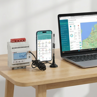 Medidor de Energía Inalámbrico Acrel ADW300-4GHW con Ranura Integrada para Tarjeta SIM 4G, Compatible con 4G/2G para Monitoreo en Línea