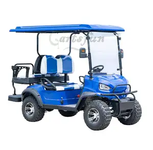 Popular news 4 Passenger 48/60/72V 4000W 4X4 off Road Vehicles Electric Golf Cart for family and park