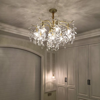 Lustre de cristal dourado iluminação de teto, lustre moderno de luxo, lâmpada pingente grande para casa, sala de jantar, de casamento, de decoração