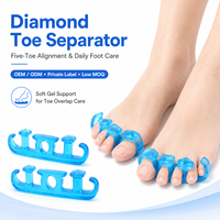 Correcteur d'hallux valgus à cinq orteils, séparateur d'orteils superposés, pour femmes, pour le soin des ongles, utilisation nocturne