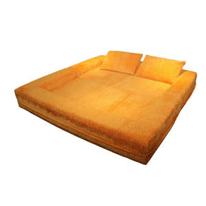Ensemble de deux chaises longues compressées, inclinables et extensibles, en chenille, avec pieds en bois, pour <span class=keywords><strong>appartement</strong></span>, centre commercial, atelier, usage moderne - Product Image 5