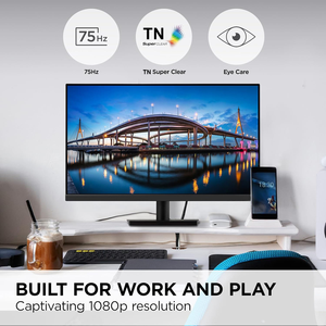 Cheap 18.5 19.5 21.5 23.8 27 Inch <b>Small</b> and Medium Size Lcd Pc Monitor 75Hz FHD TN Computer Screen for Office Home Educate Home - Product Image 2