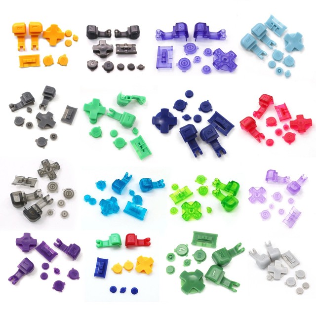 Buttons Set For GBA SP Complete A B L R On/Off Buttons D-pad Replacement Buttons Set For Game Boy Advance SP For GBA SP