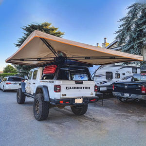 SNDN Autoportant Rétractable Pliant 270 Auvent Camping En Plein Air 270 Degrés Auvent 4x4 Toit De Voiture Côté Foxing Auvent 270 - Product Image 6