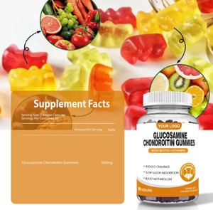 OEM/ODM <span class=keywords><strong>1500mg</strong></span> <span class=keywords><strong>MSM</strong></span> Gummies Soporte inmunológico Suplemento para articulaciones Vegano Glucosamina Condroitina Gummies - Product Image 3