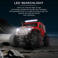 Mobil RC Crawler Dwi Dowellin 1/10 Double Bridge, 2.4G 4WD 15KMH Kecepatan Tinggi Off-Road dengan Mode Kecepatan Ganda, Mobil RC Segala Medan