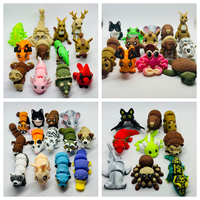 Juguetes Promocionales para Campañas Comerciales, Animales Salvajes Articulados Impresos en 3D, Figura Sorpresa en Bolsa Ciega